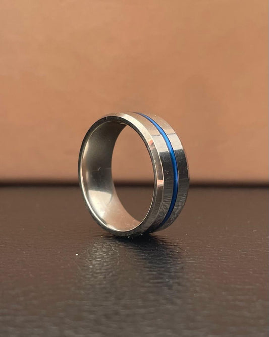 Blue Highlight Ring Band
