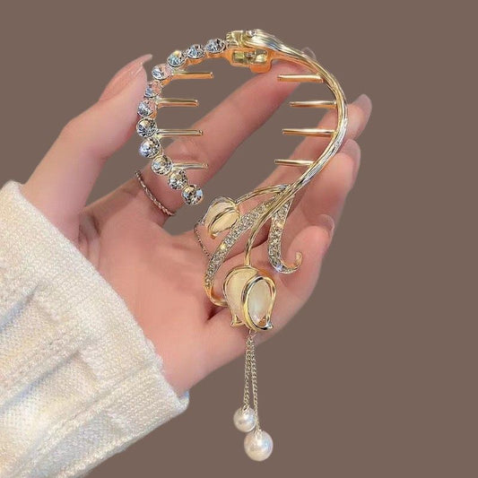 Belle Flower Bun Hairclip