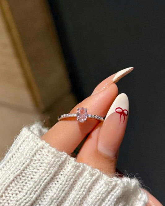 Nora Promise Ring- pink