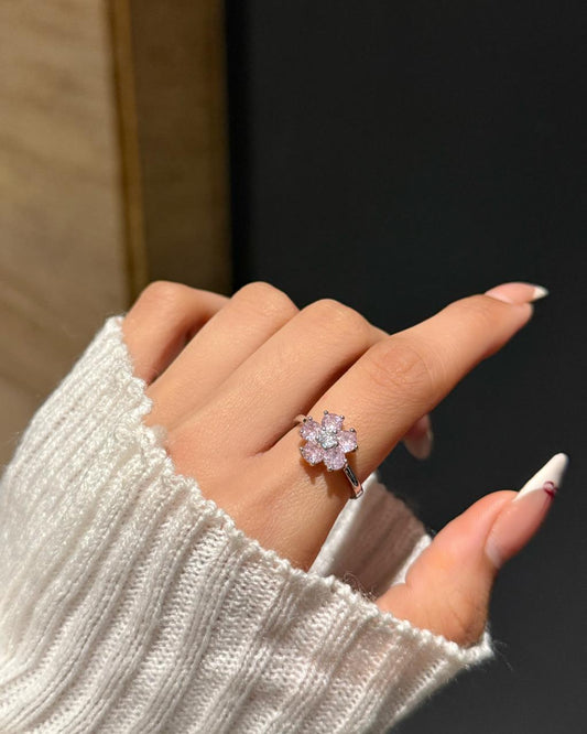 Flora Ring- pink