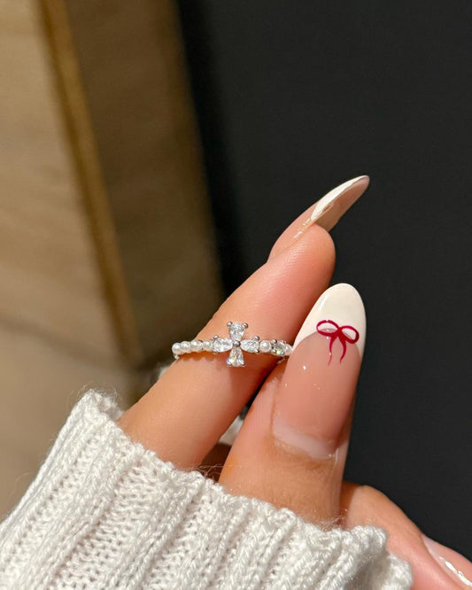 Pearly Periwinkle Ring