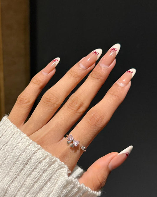 Dressy Bow Ring- pink