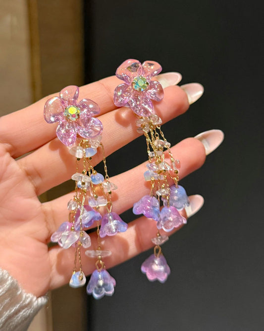 Elenor Detachable Tassel Earrings