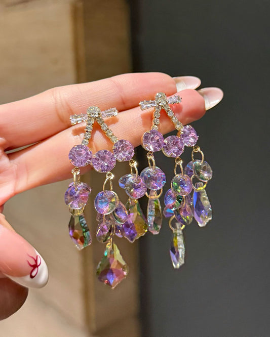 Victoria Earrings- purple