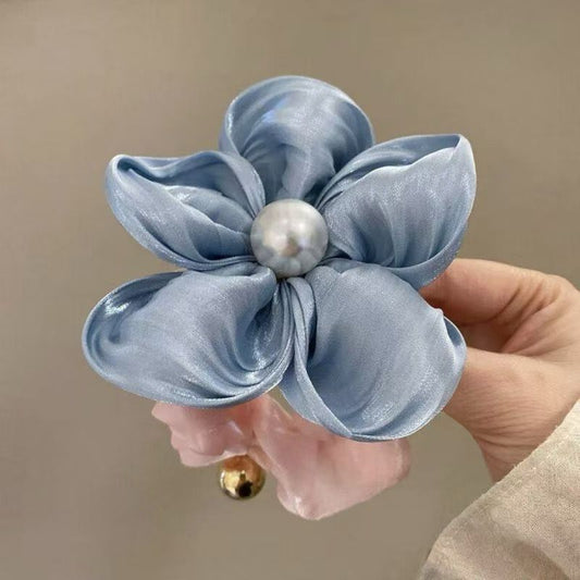 Springtime Pearl Scrunchie