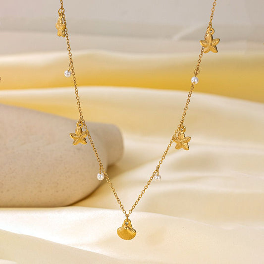 Island Girly Pearl Necklace