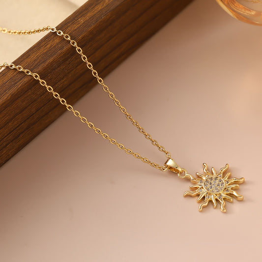 She’s Glowing! Sun Necklace