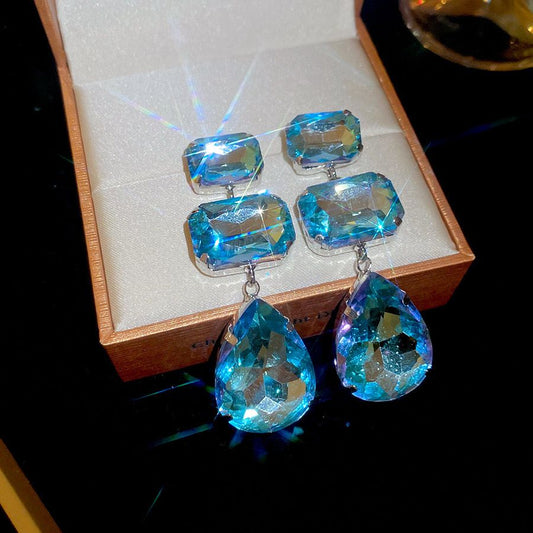 On the Rocks Blue Earrings