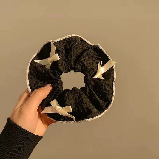 Cookies n Cream Bow Scrunchie