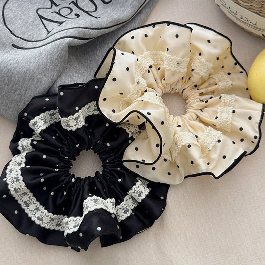 Vintage Drape Lacey Scrunchie