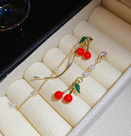 The iconic Cherry Drop Earrings