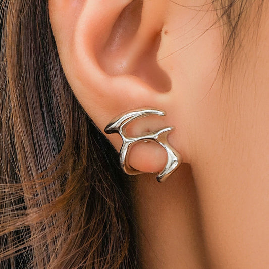 All Abstract Silver Earrings