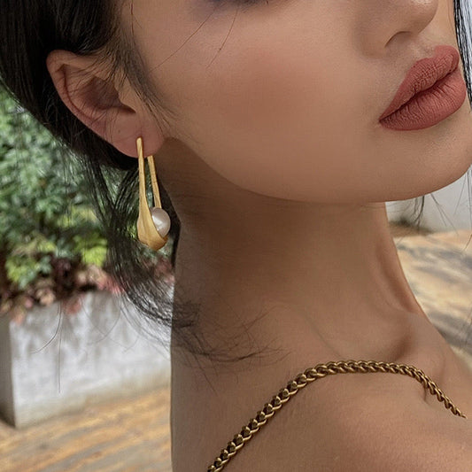 Oh so Glam! Hoop Earrings