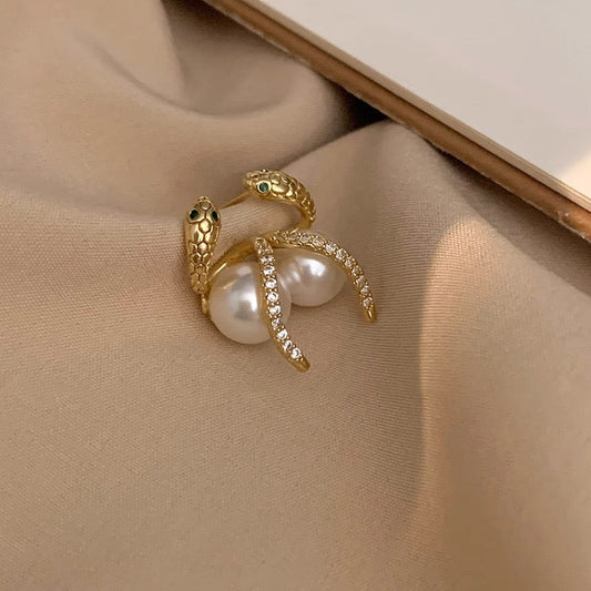 Slay n Slytherin Pearl Earrings