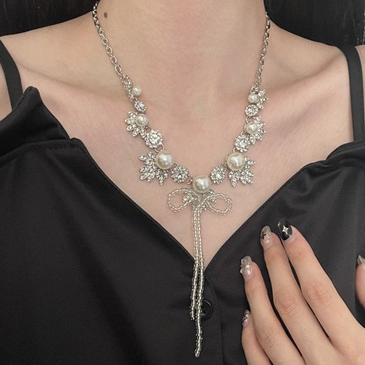 Angel in Disguise Bow Necklace