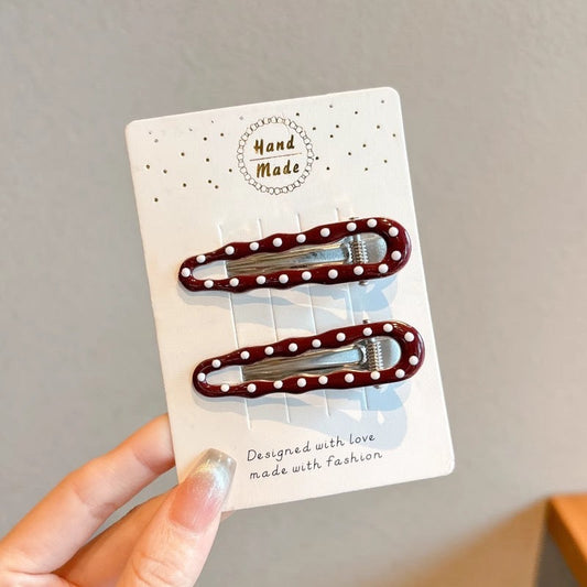 Pop of Polka Hair Clip
