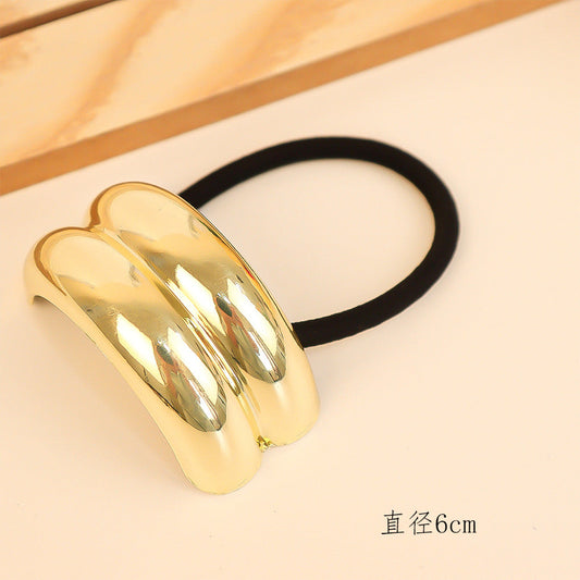 Arched Statement Metal Hair Tie