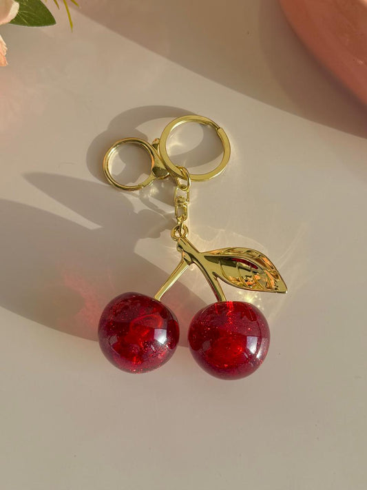 Viral Cherry Bag Charm