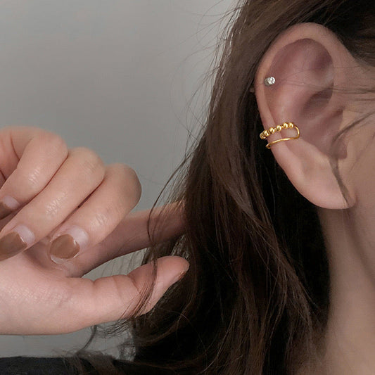 Beaded whimsy Ear-cuff (single piece)