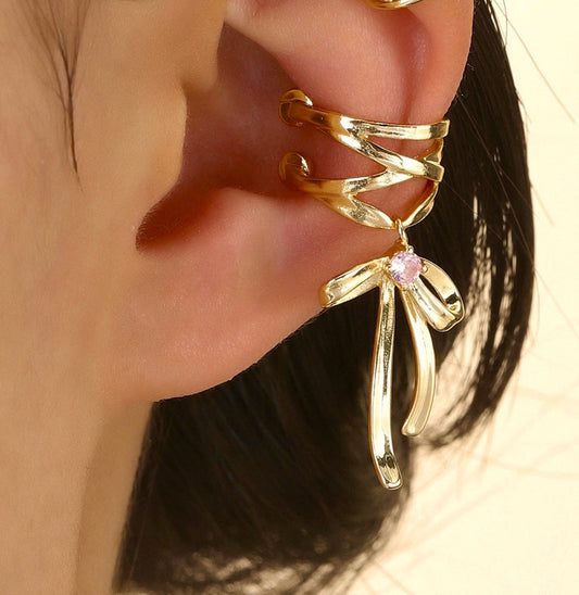 Glossy Coquette Ear-cuff (single piece)