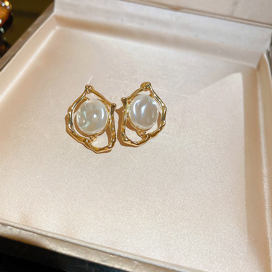 Golden Archive Pearl Earrings