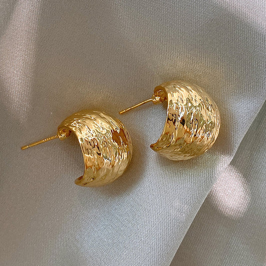 Saint Tropez Gold Hoop Earrings
