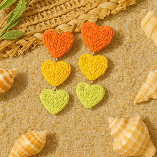 Havana Heart Earrings