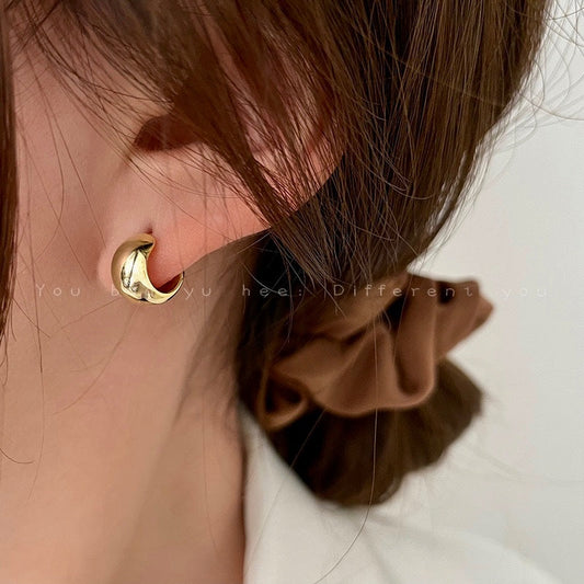 Hailey Bieber Coded Hoop Earrings