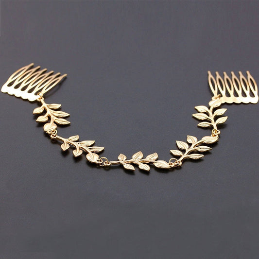 Draped veil Hair Chain