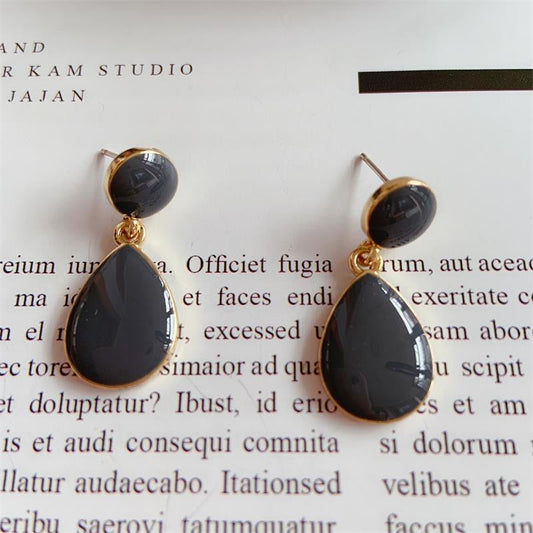 Black Spotlight Earrings