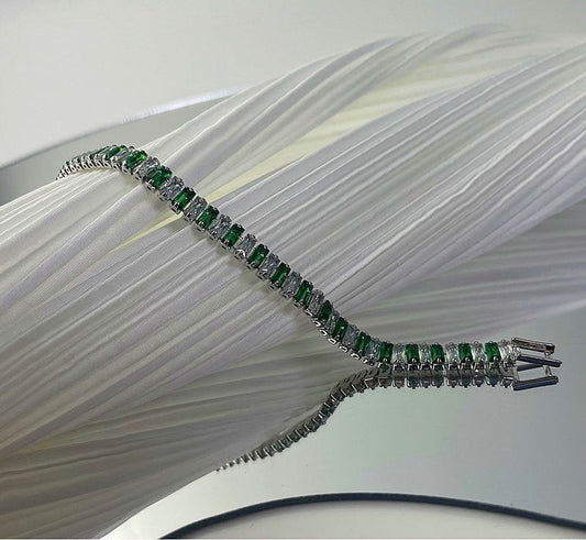 Regal Glint Rhinestone Bracelet