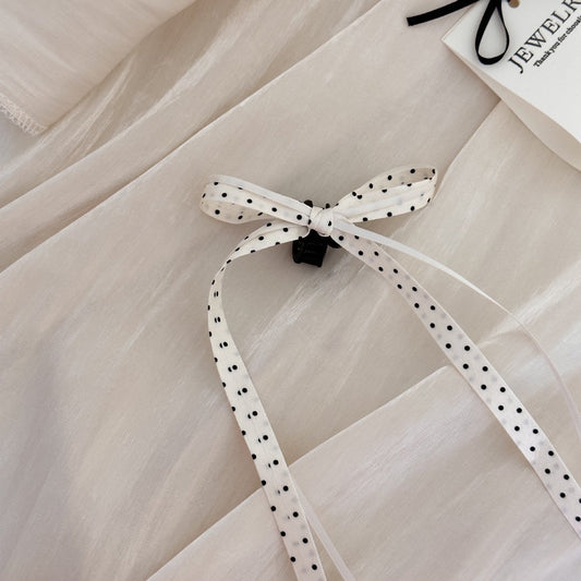 Vintage Monochrome Hair Bow