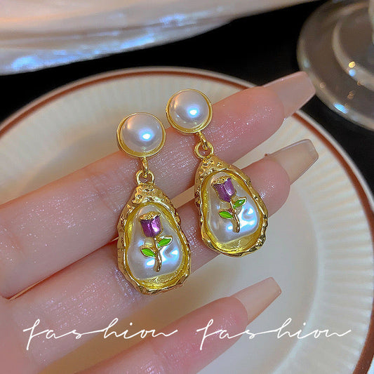 Vintage Opulence Pearl Earrings