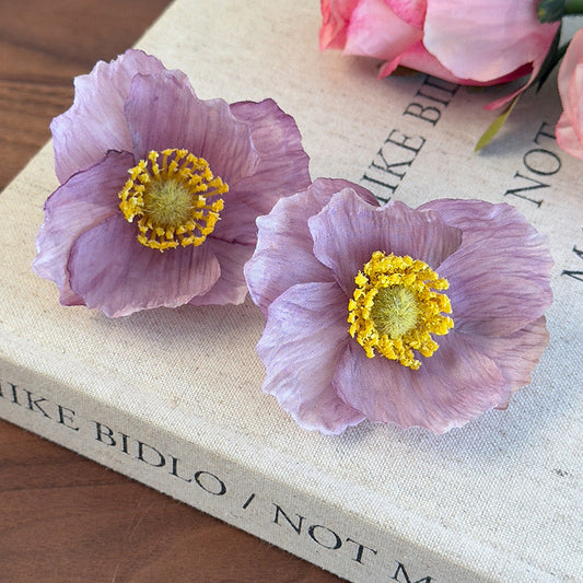 Mauve Dreamscape Poppy Hair Clip