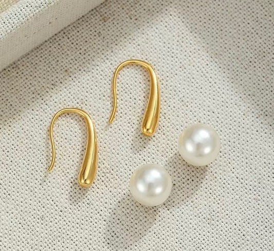 Wilted Pearl Earrings