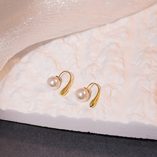 Wilted Pearl Earrings