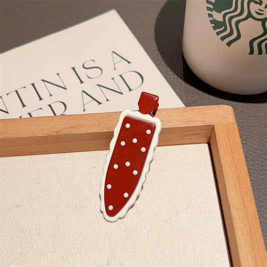 Red Velvet Hair Clip