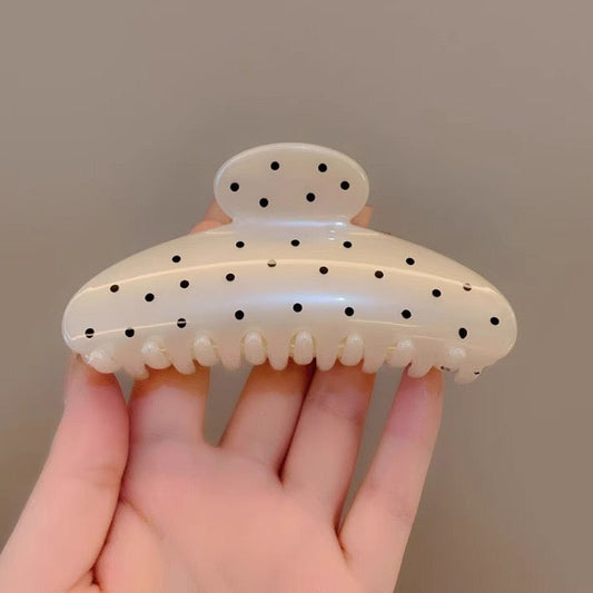 Countryside Polka Claw Clip