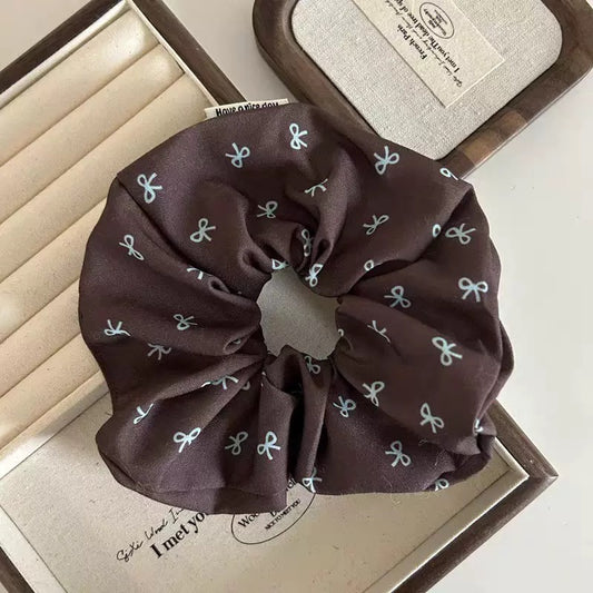Autumn Bow Scrunchie