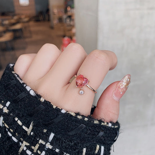 Pink Lover Heart Ring