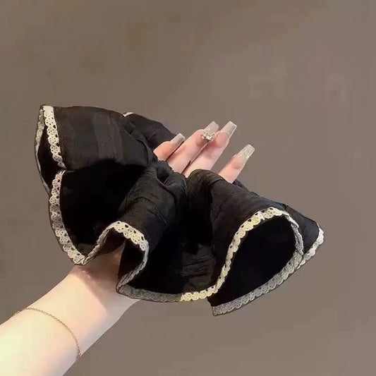 French Girly Lacey Scrunchie