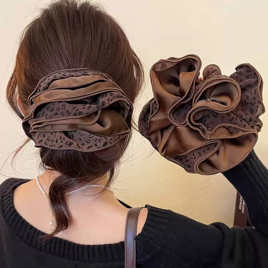 Purr-fect Ruffle Scrunchie