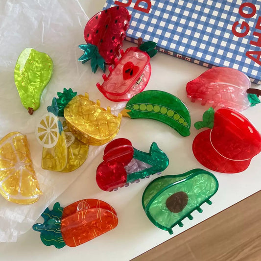 Slice of Summer Fruity Claw Clips ( Only 1 Pcs )