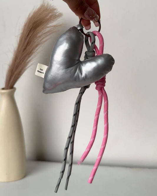 Lovey-dovey Puff Bag Charm