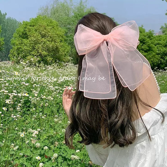 Pink Therapy Oversized Hair Bow