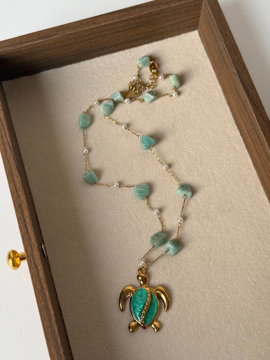 Backwaters Sea Turtle Necklace