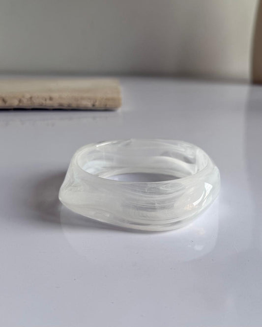 Lucid Clear Acrylic Bangle