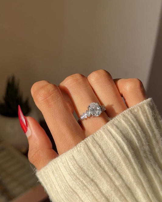 Rhinestone Aura Ring