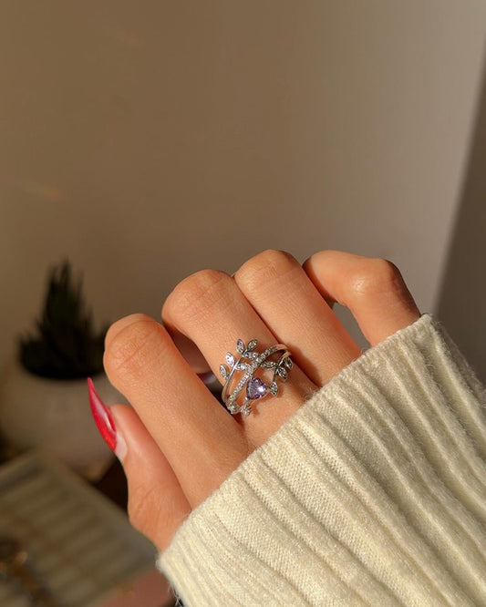 Pixie Blossom Heart Ring