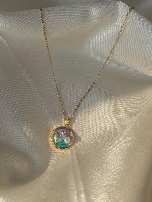 Enchanted Mermaid Vintage Necklace
